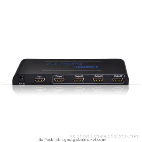 1.4version HDMI splitter 1x4 full 3D and 4kx2k resolution